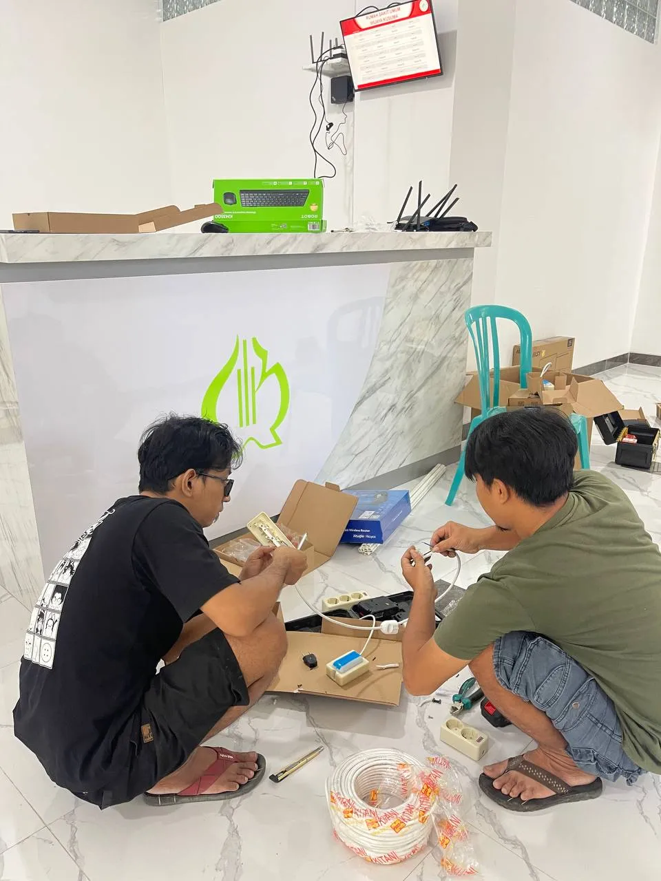 Dokumentasi pemasangan produk ROMTECH 1